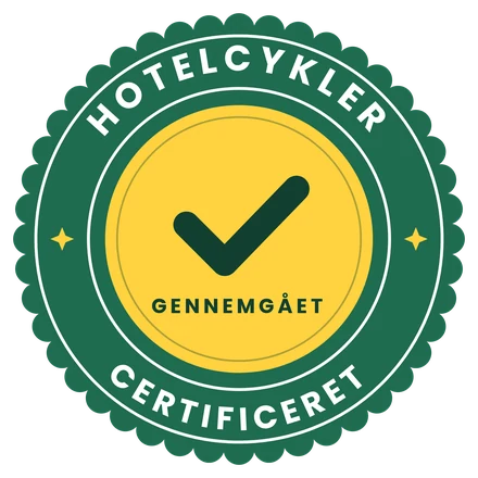 Hotelcykler certificeret – gennemgået
